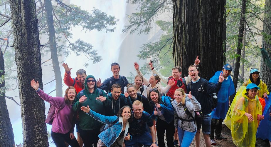 Groepsfoto Yosemite National Park